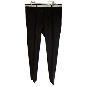 G/Fore Men's Black Pants Size 36 x 34 Inseam White Ribbon Waist Country Club